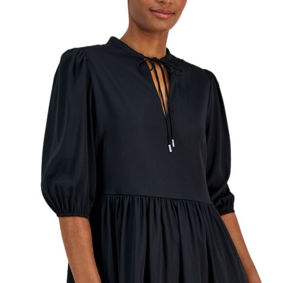 NWT BOSS Orange “Dorena” A-Line dress in black. Size S - Picture 3 of 14